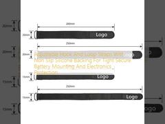 Cinture a gancio e a loop regolabili con supporto in silicone antiscivolo per il montaggio della batteria e la protezione elettronica