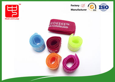 Logo personalizzato Piccolo imballaggio Double Sided Hook Loop Strap Per Supermarket Goods