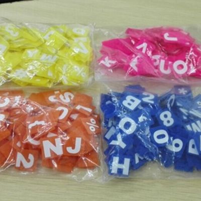 Stampa personalizzata Lettere alfabetico aggancio di nylon