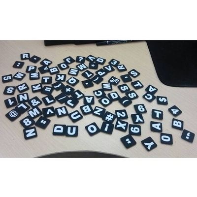 Stampa personalizzata Lettere alfabetico aggancio di nylon