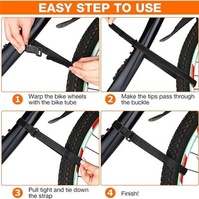 Cinturini per batteria antiscivolo regolabili per bici, cinghie di fissaggio certificate SGS, accessori per biciclette per un facile trasporto
