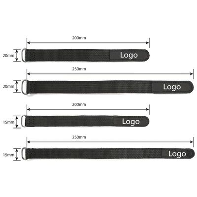 Cinture a gancio e a loop regolabili con supporto in silicone antiscivolo per il montaggio della batteria e la protezione elettronica