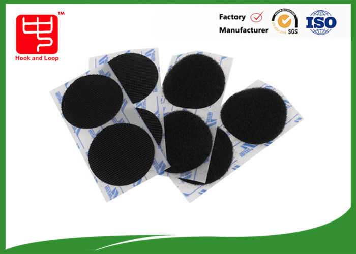 L'abitudine acrilica della colla rattoppa i cicli molle 25 * 25mm di colore nero