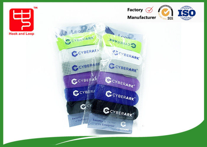 Fascette ferma-cavo di nylon colorate 6pcs/borsa conveniente/caratteristica portatile del ciclo e del gancio
