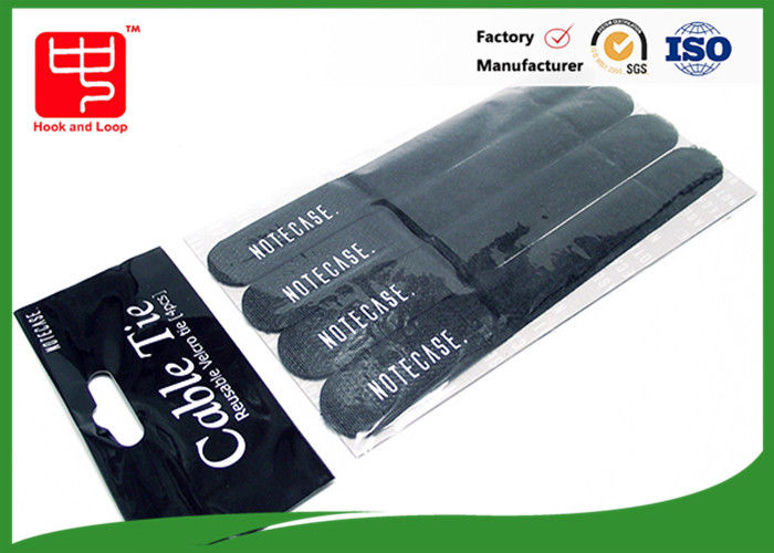 Fascette ferma-cavo di nylon del velcro del ciclo del gancio di 100% piccolo imballaggio del polisacco di 5cm * di 18 per le merci del supermercato