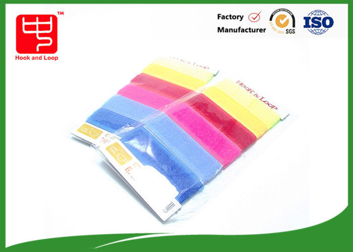 Abitudine della fascetta ferma-cavo con il pacchetto del supermercato, colore riutilizzabile di Candy delle fascette ferma-cavo