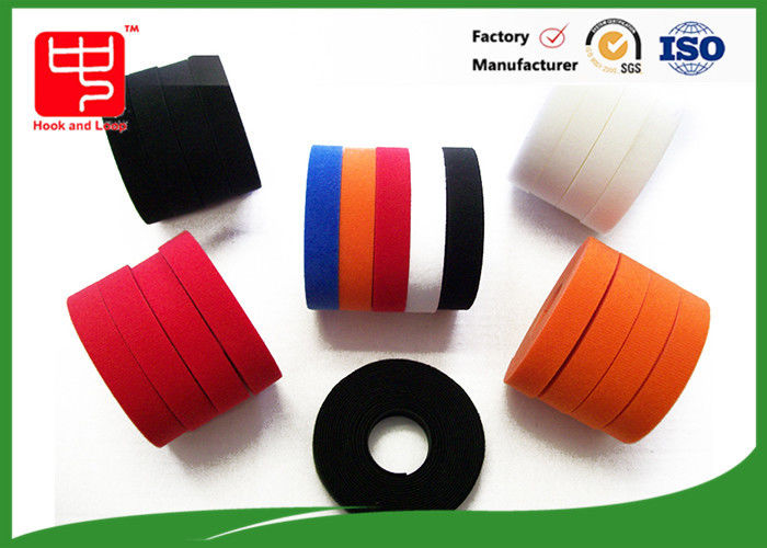 Nylon colorato del nastro del ciclo e del gancio/materiale del poliestere 500 metri