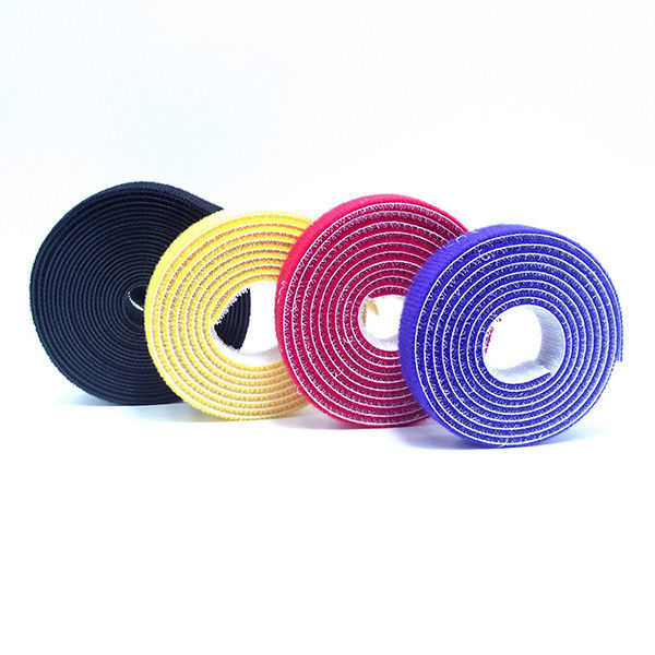 Nastro bilaterale di nylon di 100%/colore piccole del gancio fascette ferma-cavo del ciclo multi